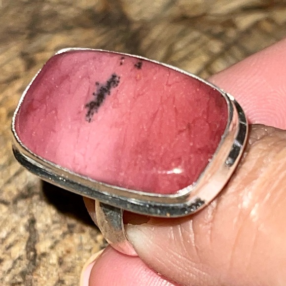 Burgundy Mookaite Ring Size 9 - Picture 9 of 11
